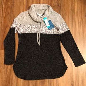 Market & Spruce Cameron Cowl Neck Long Sleeve  Top Size S Petite Stitch Fix